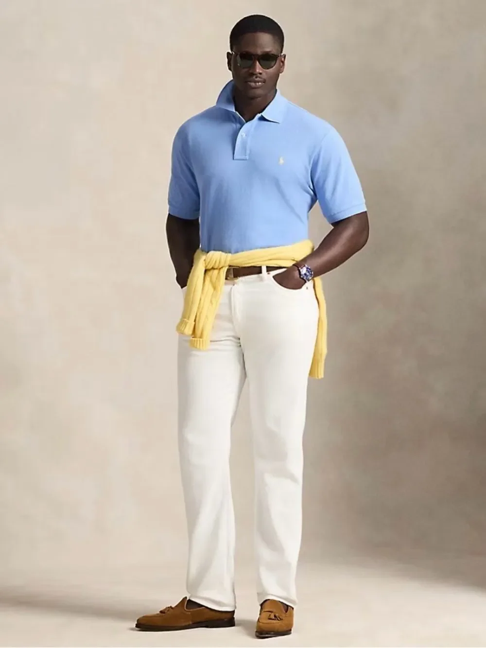 Polo Ralph Lauren Men’s Iconic Mesh Polo Shirt Bristol Blue 3XLT Big & Tall NWT